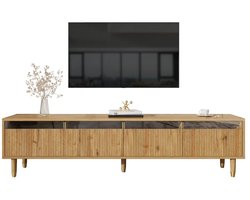 TV Meubel - TV Dressoir - TV Kast - Modern - Tv Meubel Hout - TV Kastje - TV-Kasten - TV Standaard - 4 Lades - 178x35x45cm