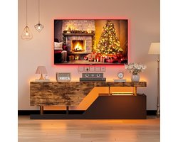 tv meubel – tv kast – lowboard – dressoir – tv tafel – Modern Handenvrij Design – Ruime Opbergruimte Voor TV Tot 165 cm