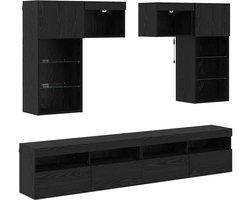 Tv-meubel | TV-kast | TV Wandmeubels 6 stuks Artisan Eiken 100 x 30 x 40 cm