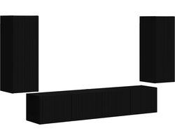 Tv-meubel | TV-kast | Zwart 78,5 x 30 x 29,5 cm