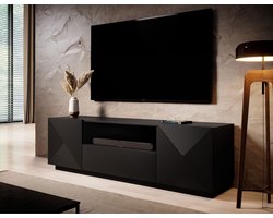 TV Meubel Ultra modern Design zwart 167cm