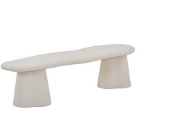 TV-Meubel Vardo Cement - MDF - Breedte 160 cm - Hoogte 40 cm - Diepte 45 cm - Zonder deuren