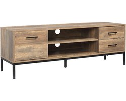 TV-meubel voor televisies tot 50 inch met opbergruimte en kabeldoorvoeringen