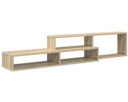 TV-stand | Tv-meubel | TV-kast | Televisiekast 150x25x28,5cm Bewerkt hout