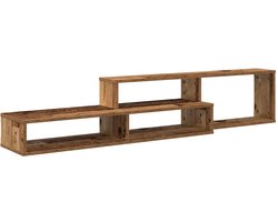 TV-stand | Tv-meubel | TV-kast | Televisiekast 150x25x28,5cm Bewerkt hout