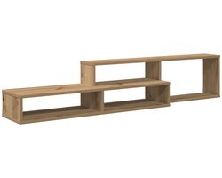 TV-stand | Tv-meubel | TV-kast | Televisiekast 150x25x28,5cm Bewerkt hout