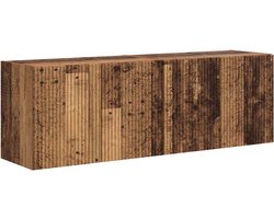 TV-wandkast | Tv-meubel | Televisiekast | Mediameubel 2 pcs Oud Hout 59,5 x 31 x 40 cm Bewerkt hout