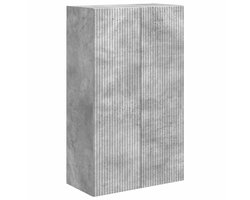 TV-wandkast | Tv-meubel | Televisiekast | Mediameubel Beton Grijs 59,5 x 31 x 100 cm Bewerkt hout