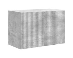 TV-wandkast | Tv-meubel | Televisiekast | Mediameubel Beton Grijs 59,5 x 31 x 40 cm Bewerkt hout