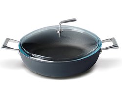 TVS Materia Hapjespan laag met pyrex deksel 28cm