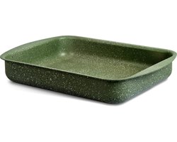 TVS ovenschaal braadslede 35x27cm - Natura met VEGAN groene anti-kleeflaag - 100% Recycled