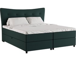 Tweeperoonsbed Nevada 180 x 200 cm tweepersoons met hoogwaardige Bonell-matras en topper