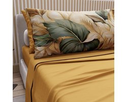 Tweepersoons Beddengoed Set met Bloemenpatroon en Kussenslopen