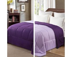 Tweepersoons Dekbed Alle Seizoenen - Ultrazacht Omkeerbaar Design, Lichtgewicht Warmte