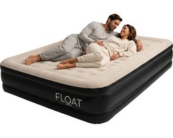 Tweepersoons luchtbed met ingebouwde pomp - 188x152x38 cm - Zelfopblazend 2 persoons luchtmatras - Logeerbed Queen - FLOAT NimbusRest