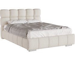 Tweepersoonsbed Bliss 140 x 200 cm met opbergruimte, lattenbodem en 7zonen Multipocketmatratze CIRA (24cm)