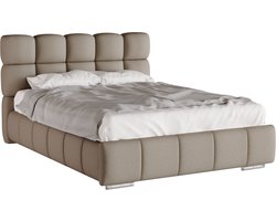 Tweepersoonsbed Bliss 140 x 200 cm met opbergruimte, lattenbodem en 7zonen Multipocketmatratze CIRA (24cm)