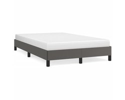 Tweepersoonsbed | Dubbelbed | Volwassenenbed | Bedframe kunstleer grijs 120x200 cm