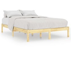 Tweepersoonsbed | Dubbelbed | Volwassenenbed | Bedframe massief grenenhout 140x200 cm