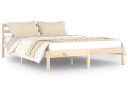 Tweepersoonsbed | Dubbelbed | Volwassenenbed | Bedframe massief grenenhout 140x200 cm
