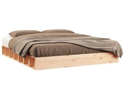 Tweepersoonsbed | Dubbelbed | Volwassenenbed | Bedframe massief hout 180x200 cm
