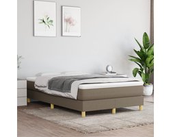 Tweepersoonsbed | Dubbelbed | Volwassenenbed | Boxspring bed 120x200 cm stof taupe