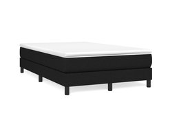 Tweepersoonsbed | Dubbelbed | Volwassenenbed | Boxspring bed 120x200 cm stof zwart
