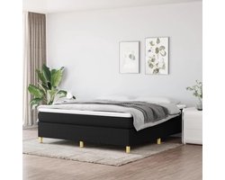 Tweepersoonsbed frame - Boxspring bed - Betere nachtrust - Multiplex latten - 180x200 cm - Zwart