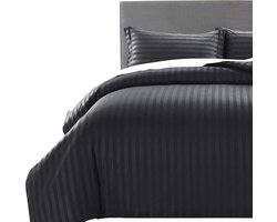 Tweepersoonsdekbedovertrekset Hotelkwaliteit - Satijnen Beddengoed met Kussenslopen, Hypoallergenisch en Ademend