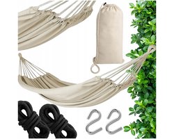 Tweepersoonshangmat Ecru 200cm 120kg - Comfortabel en Stijlvol