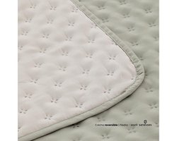 Tweezijdige bedsprei 180/270 x 270 cm - Extra Zacht en Steenkleuren