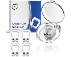 Twenty4seven® Anti Snurk Neusclips - 4 Stuks - Magnetische Neusspreider - Snurkproducten - Werkt Tegen Snurken