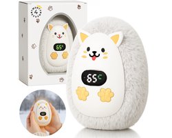Twenty4seven® Elektrische Handwarmer Katje - Handwarmers Elektrisch - Herbruikbaar & Oplaadbaar - Handverwarmer met Powerbank