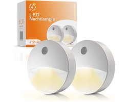 Twenty4seven® LED Nachtlampje 2 Stuks - Stopcontact - Kinderkamer & Slaapkamer - Nachtlampjes Voor Kinderen, Baby & Volwassenen