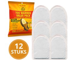Twenty4seven® Voetwarmers 12 Stuks - Voetwarmer & Handwarmers - Zak Verwarmers - Warmtepads voor Handschoen & Schoen - 12 uur Warmte