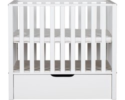 TWF Box Bas Met Lade Mat Wit