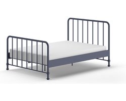 Twijfelaar Bronxx metaal 140x200 - mat blauw denim