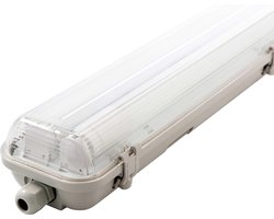 Twilight Atlantis IP65 LED TL armatuur 2x 120cm, inclusief LED tubes, 2x 18W – 3600lm, 4000K (natuurlijk wit), 5 jaar garantie, 30 000 branduren, ABS/PC constructie