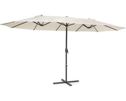 Twin Peaks parasol polyester UV 50 waterafstotend crème