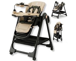 Twinky® Kinderstoel EXPLORE – 4-in-1 Kinderstoeltje Set met Schommel en Ligfunctie – Inklapbare Eetstoel & Baby Wagentje en Babystoel Voor Aan Tafel – Kinderzetel, Peuterstoeltje en Meegroeistoel in 1