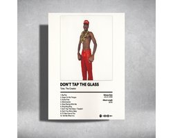 Tyler, The Creator - DON'T TAP THE GLASS - album cover - metalen poster - 30x40cm