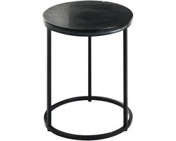 TYRELL - Bijzettafel - Zwart marmer - Marmer