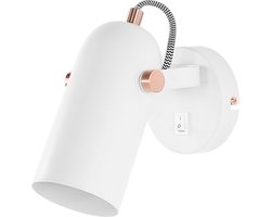 TYRIA S - Wandlamp - Wit - Metaal