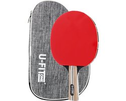U Fit One 1 Stuk Premium Tafeltennis met Opbergtas- Tafeltennisbatjes - Table Tennis Racket - Pingpong - Tafeltennisbat - 3 Star