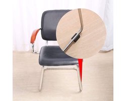 U-vormige plastic vloerglijders tubing caps cover 12 mm dia zwart voor stalen buisstoelen (Pack van 20)