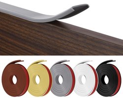 U-vormige randafwerking, flexibele TPE tafelhoekbeschermer, zelfklevende tafelhoekbeschermer, geschikt voor tafel- en meubelhoeken (3m x 30mm, Grijs).