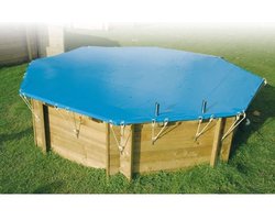 UBBINK Afdekzeil voor zwembad 300x490 - Blauw