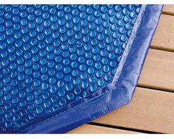 UBBINK Gevoerd noppenzeil voor houten zwembad Ø360 cm - Blauw