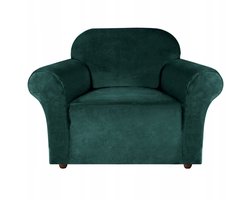 Ubieramy-meble - Fotelhoes - 1-zits - Butelkowa Groen - Welur