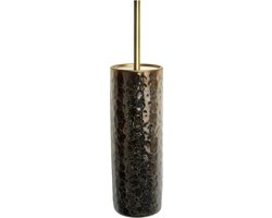 Ugo Toiletborstel Wand Vintage Bronze | Bruin / Goud | Stoneware